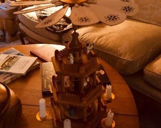 Christmas candle windmill from Europe