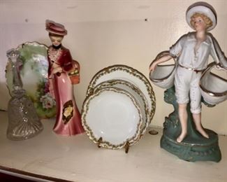 Antique Victorian China and figurines. 