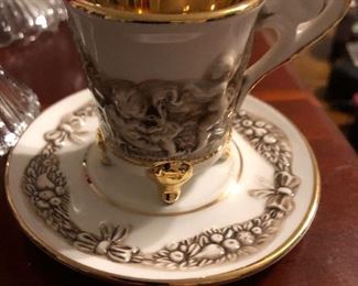 Capodimonte cup and saucer