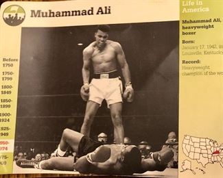 Muhammad Ali collector card

