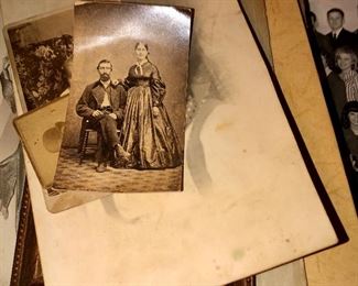 collection of old photographs from family.   There is a lot of genealogy records for the Flax and Baker family’s in Ohio.  