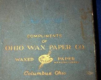 Promotional item Ohio wax paper Co, playing cards, double set 