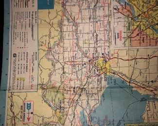 Vintage Ohio map collection. 