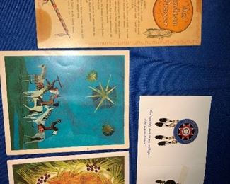 American Indian promotional items. 