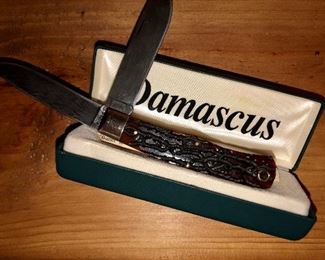 Remington Damascus knife