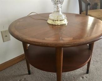 Solid wood round table