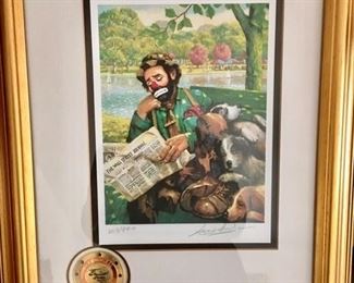 Emmett Kelly Circus Collection print