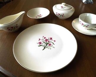 Vintage Knowles China service for 8