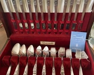 Silver plated flatware