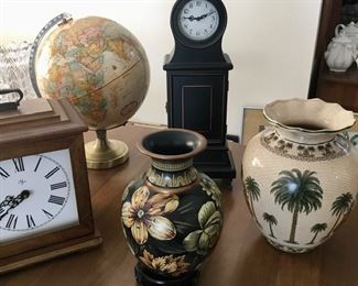 Vases and clocks
