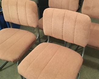 Padded dining chairs