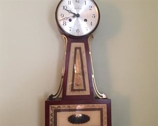 Seth Thomas wall clock.