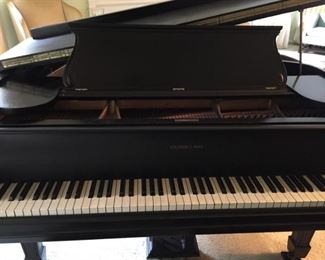 Steinway Ebonized Model '0' Grand Piano.