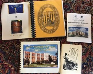 George Washington High School memorabilia.