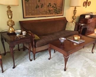 Nice Selection of furniture, lamps and artwork.