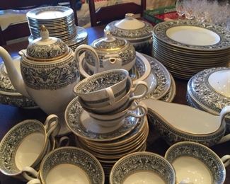 Service for 16 - Wedgewood China.