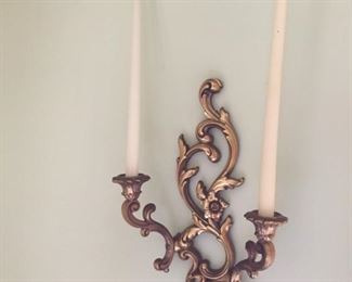 Wall sconces.