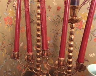 Brass candlesticks.Brass Candlestick Holders.