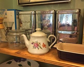 Vintage canister set.
