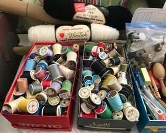 Sewing supplies.
