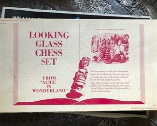 Looking Glass Chess Set from "Alice in Wonderland"