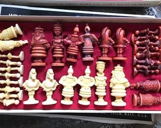 Looking Glass Chess Set from "Alice in Wonderland"