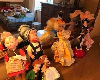 Hummel, Madame Alexander and International Dolls.