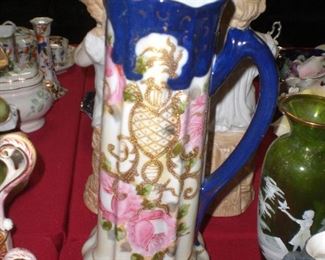 large Imari type pitcher