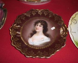 beehive marked Austrian portrait plate and many other portrait plates