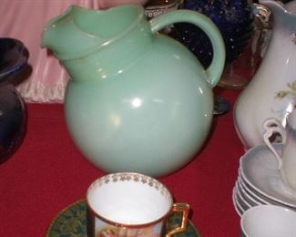 Jadite ball juice pitcher