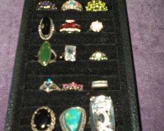 beautiful sterling rings