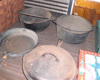 Griswald self basting skillet and more