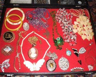costume. gold and sterling jewelry