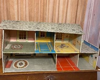 Back of the dollhouse