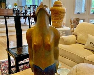 Carved Mermaid Sculpture