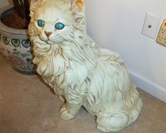Large ceramic cat