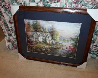 Large framed print