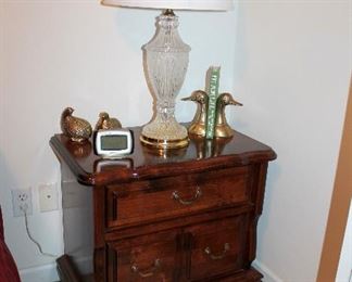 Queen bedroom set - in great condition! - queen poster bed with mattress, dresser with mirror, armoire chest, and nightstand