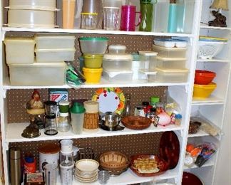 Tupperware and other kitchen items
