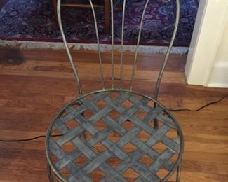 Art Deco Metal Chair