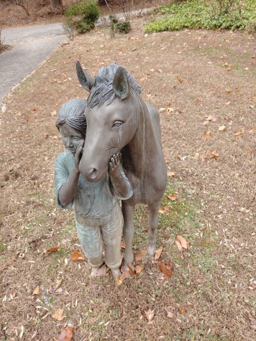 Bronze Yard Sculpture