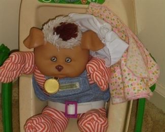 Koosas cabbage patch kids in car seat