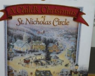 Thomas Kinkade 'A Child's Christmas at St. Nicolas Circle' book