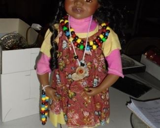 Topp Collection Indian girl doll w/original box