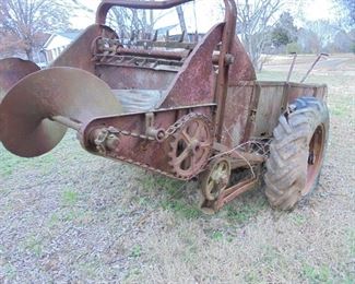 Vintage manure spreader