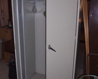 7' tall metal storage cabinet