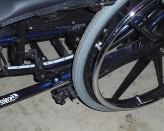 Solara 3 G Wheel chair - w/all the accessories - cadillac of wheel chairs - lays all the way back