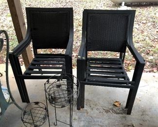 Set of 4 Patio Chairs