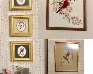 Lots of Great Artwork, Mostly Birds and Owls