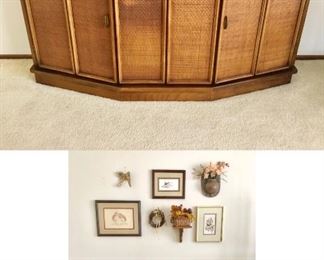 Great Mid Century Cabinet and Wall Decor